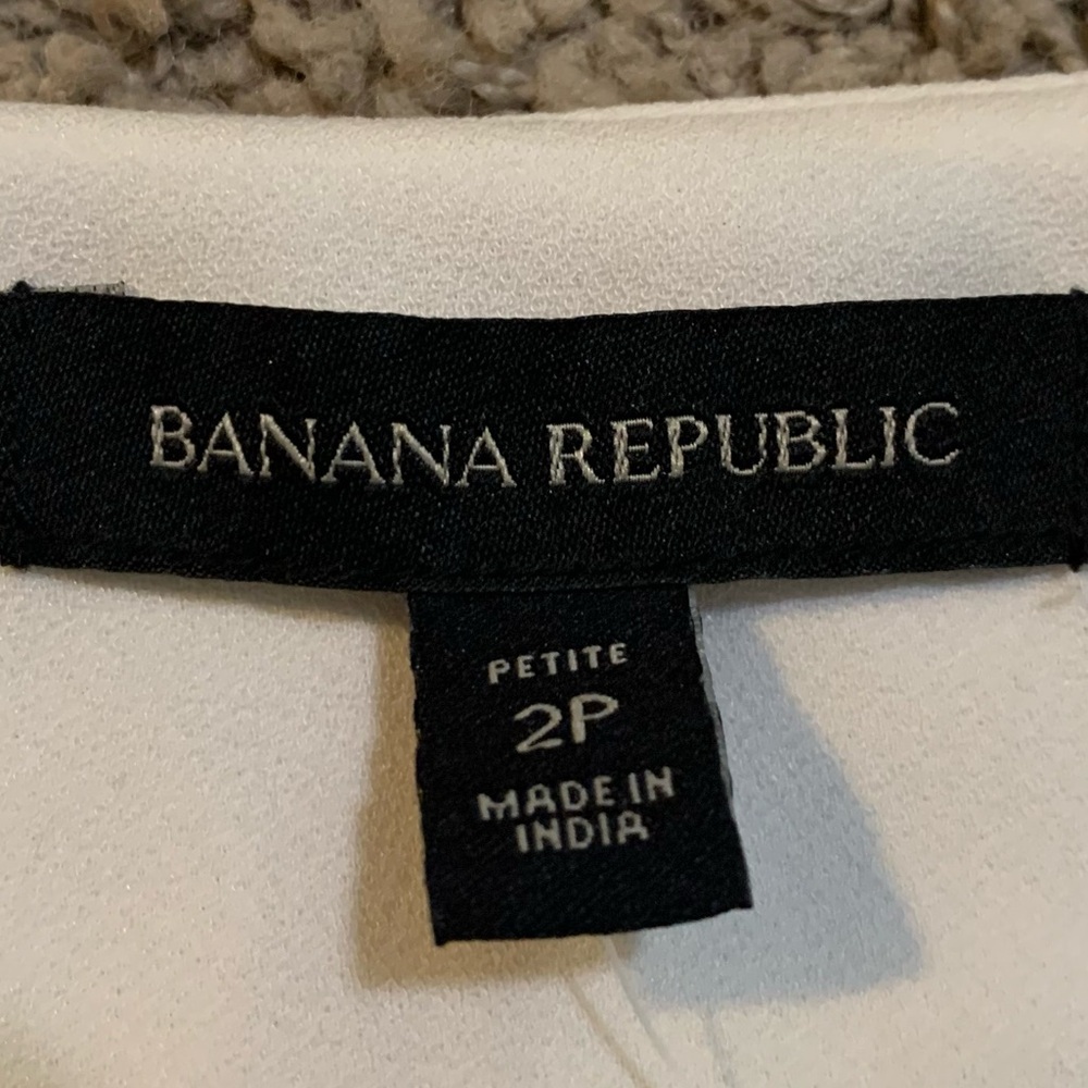 NWD Banana Republic Embellished Fit & Flare Mid Dress 2 Petite READ DESCRIPTION - Picture 7 of 13